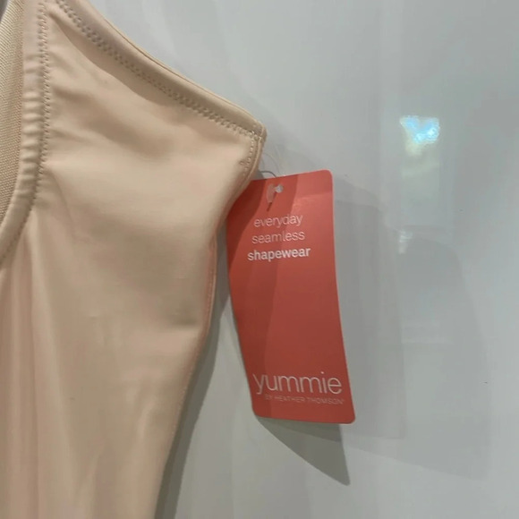 YUMMIE by Heather Thomson Nude Wear Your Own Bra Shaping Slip Size XL NWT - Picture 8 of 11